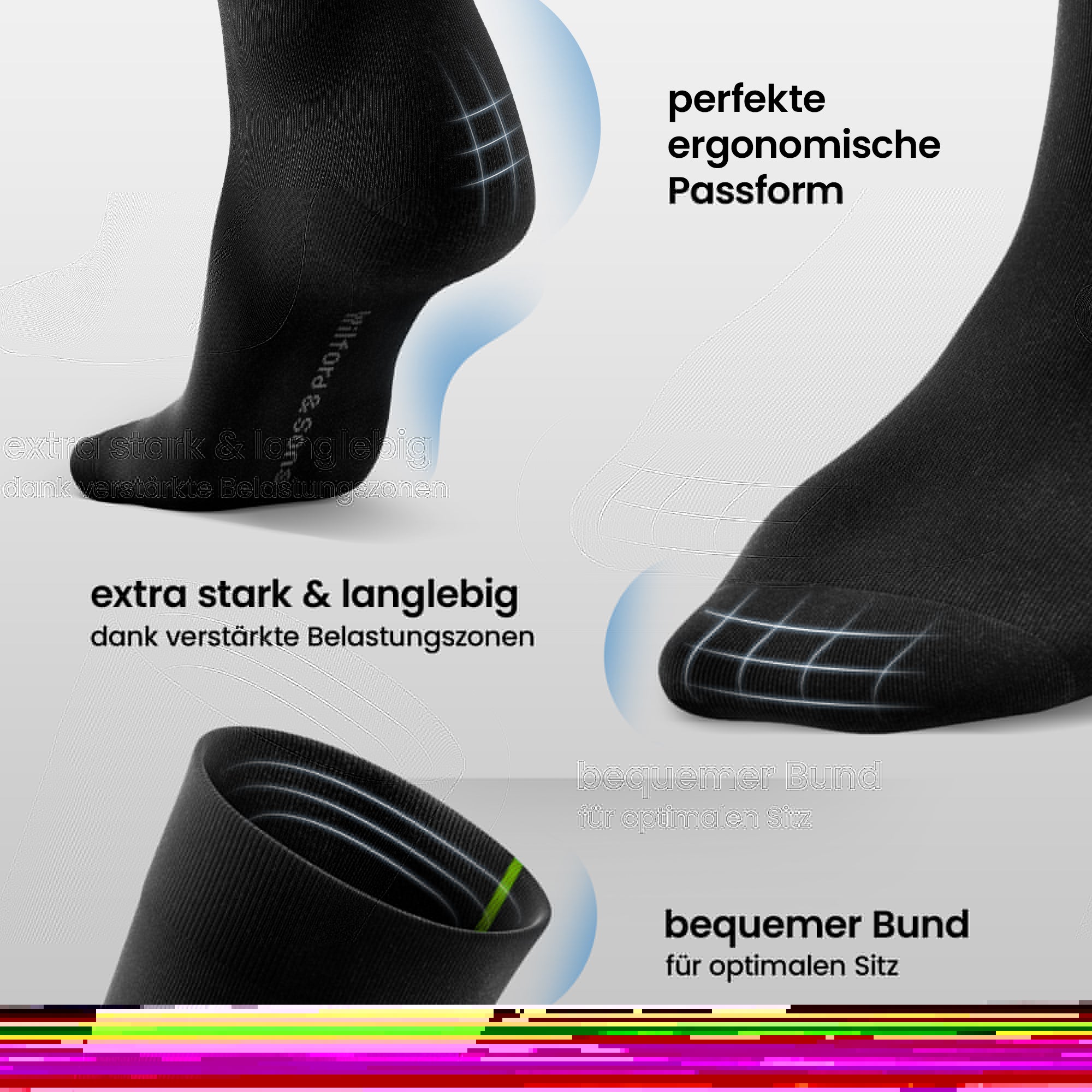 Business Socks Black | 10 pairs
