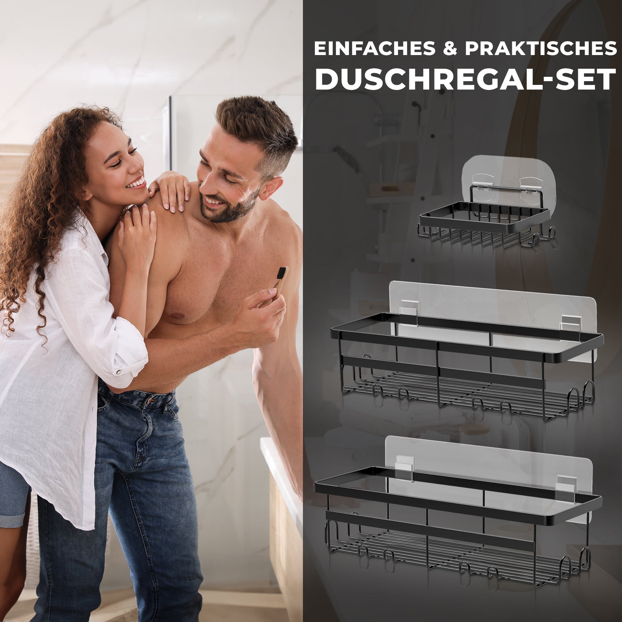 Duschregal 3er Set