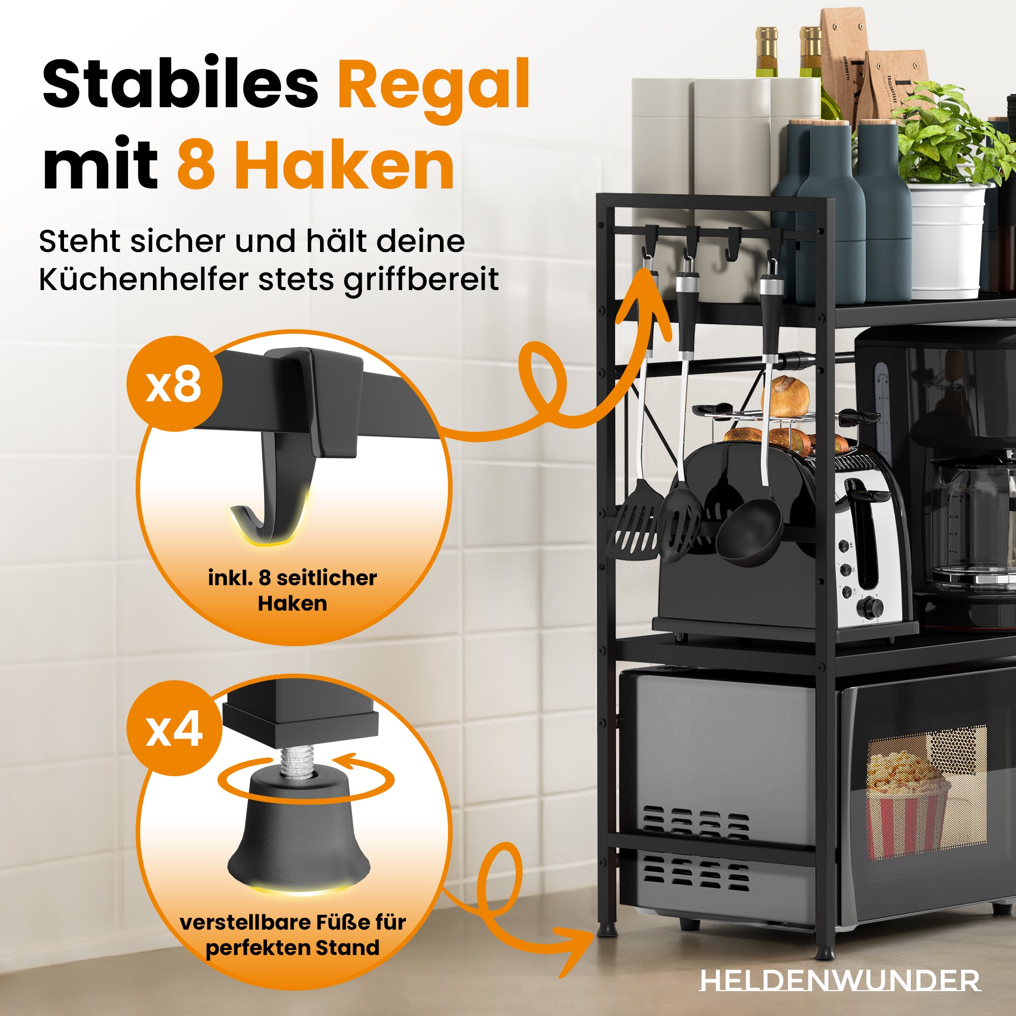 Heldenwunder Micro Wave Rack