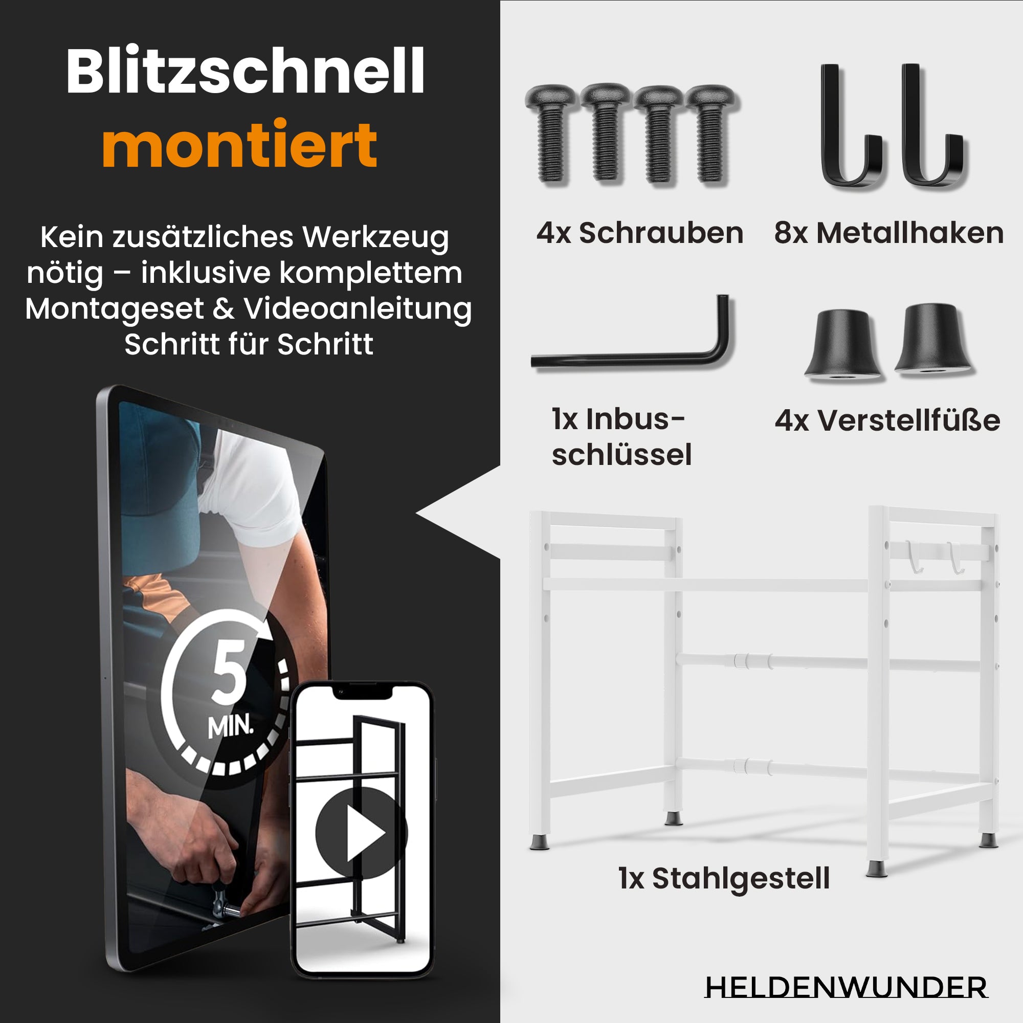 Heldenwunder Micro Wave Rack