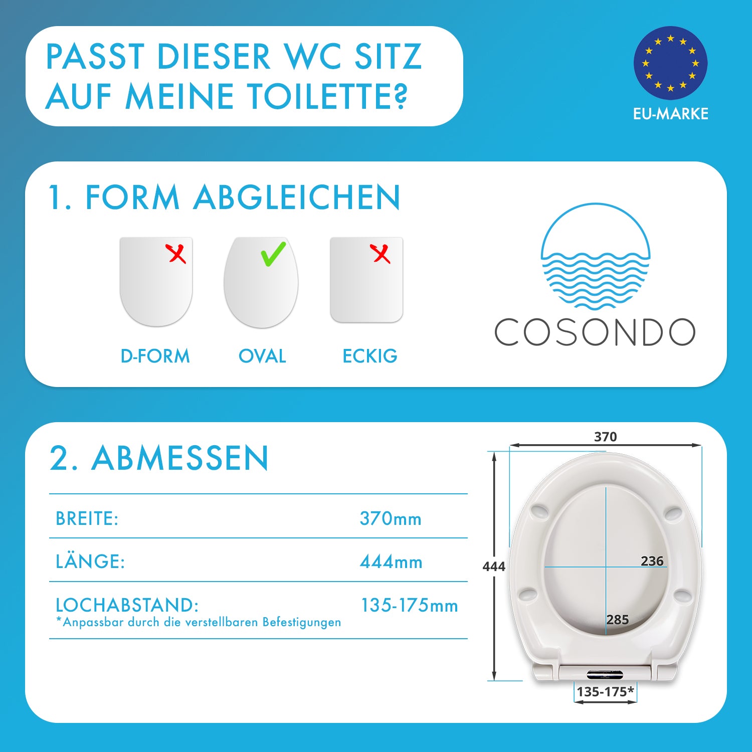 Cosondo | Toiletten Sitz